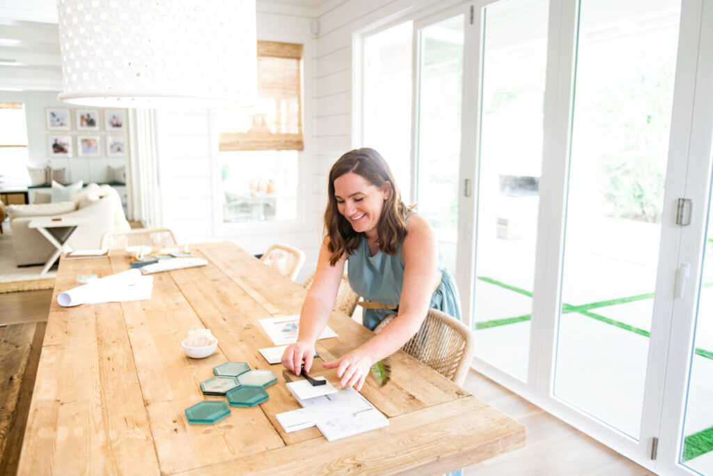 ASR Design Studio workspace showcasing modern interior design tools, samples, and inspiration boards.