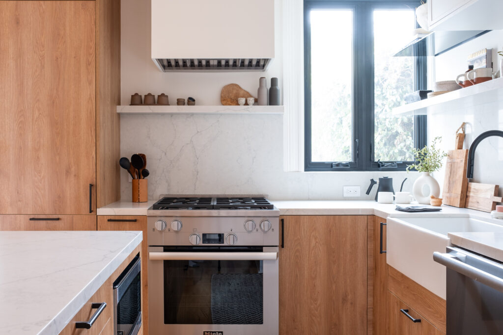 Modern kitchen layout showcasing functional and stylish design, by ASR Design Studio