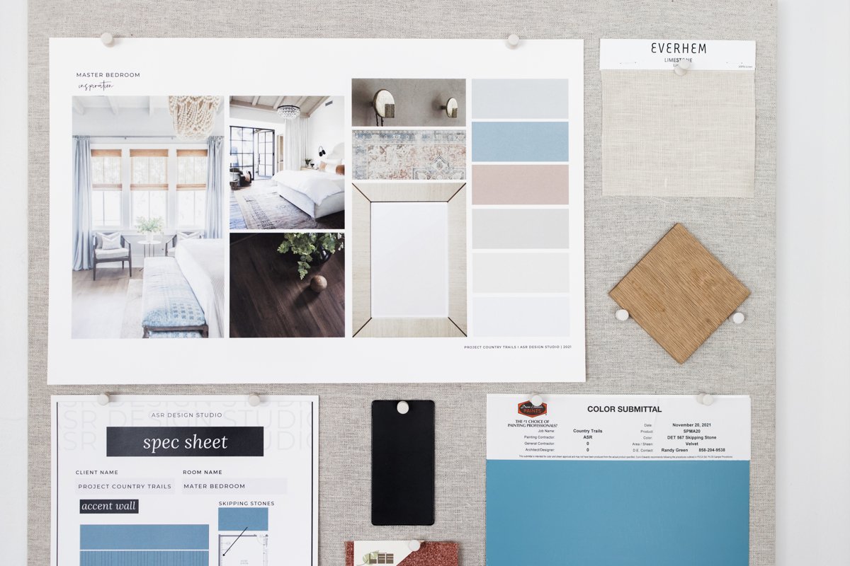Bold accent color used thoughtfully in an ASR Design Studio interior