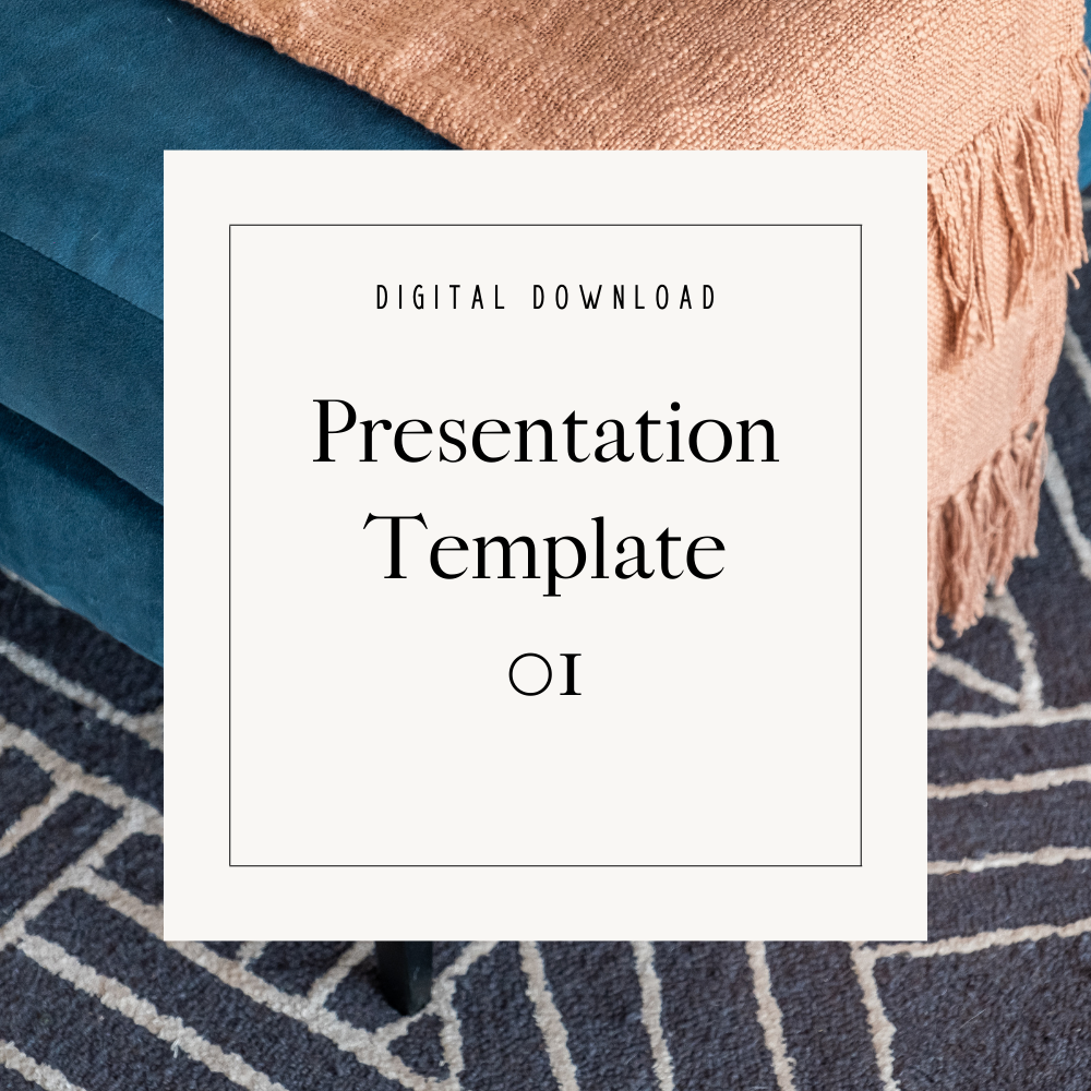 Presentation Template 01